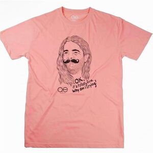 Queer Eye Pink Unisex T Shirt Ok, It's Totally Fine Size M NWT